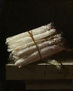 Adriaen Coorte Still Life with Asparagus. oil painting on canvas